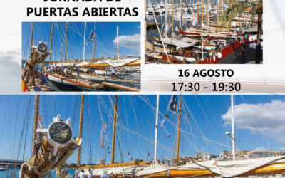 Jornada de puertas abiertas. XXV Illes Balears Clàssics. Club de Mar, 16 de agosto de 17:30 a 19:30